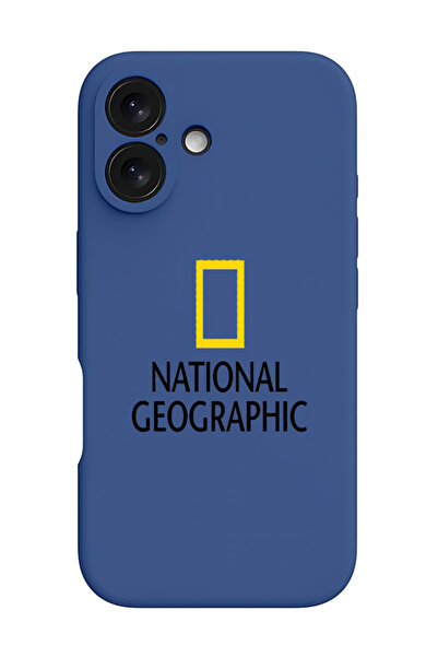 Theodor غطاء حماية سيليكون سائل مقاوم للصدمات لجهاز iPhone 16 أزرق - ناشيونال...