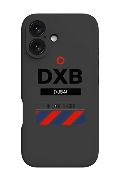 Theodor جراب حماية أسود من السيليكون السائل المقاوم للصدمات لهاتف iPhone 16 -...