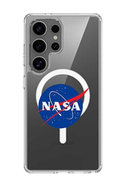 Theodor غلاف لهاتف Samsung Galaxy S25 Ultra متوافق مع MagSafe، غطاء Nasa CLassic