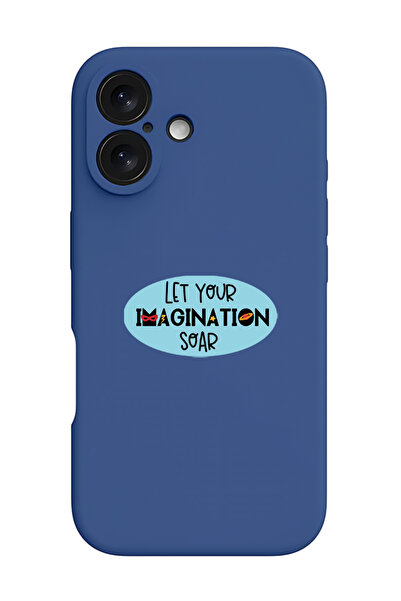 Theodor غطاء حماية سيليكون سائل مقاوم للصدمات لجهاز iPhone 16 باللون الأزرق -...