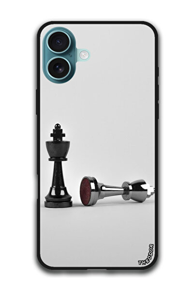 Theodor Protective Shock Proof Cover For iPhone 16 Plus (6.7)-inch king_chess...