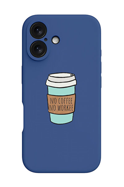 Theodor جراب حماية سيليكون سائل مقاوم للصدمات لجهاز iPhone 16 Plus باللون الأ...