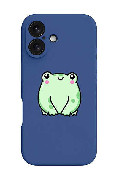 Theodor غطاء حماية سيليكون سائل مقاوم للصدمات لجهاز iPhone 16 Plus باللون الأ...