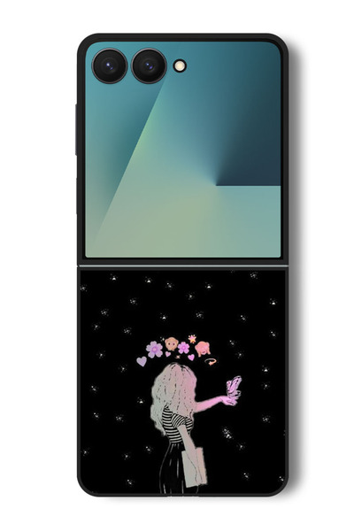Theodor جراب متوافق مع هاتف Samsung Galaxy Z Flip مقاس 7 - 6.9 بوصة، غطاء حما...