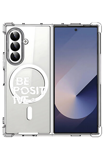 Theodor غلاف لهاتف Samsung Galaxy Z Fold 7 متوافق مع MagSafe، غطاء هاتف مقاوم...