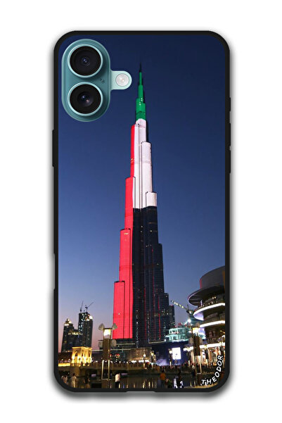 Theodor جراب حماية لجهاز i16 Plus (6.7) بوصة مع علم الإمارات العربية المتحدة ...