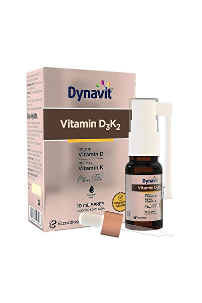 Dynavit Vitamin D3K2 Takviye Edici Gıda Sprey 10 ml