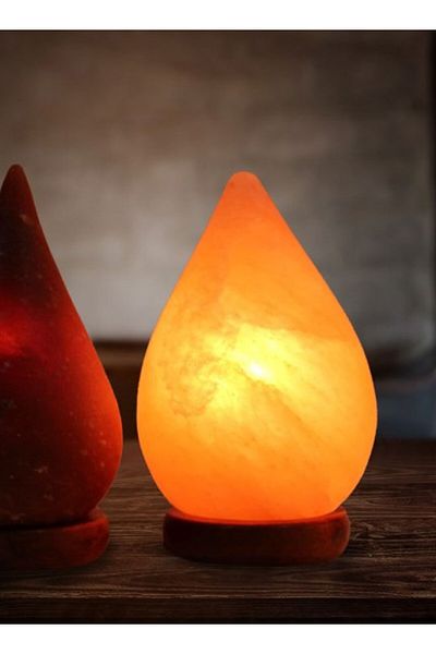 M.A Traders Himalayan Pink Salt Lamp – 4 kg Tear Drop Shape | for Air Purification & Soothing Ambience