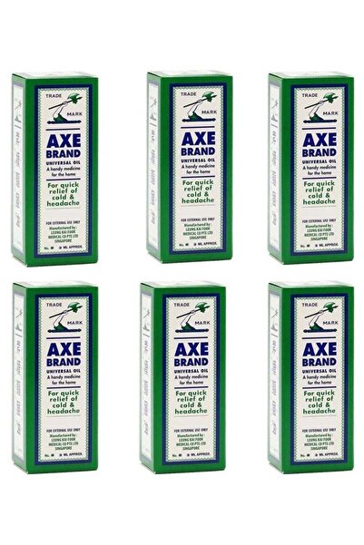 AXEM Pack Of 6 Universal Oil For Quick Relief Of Cold And Headache 3ml