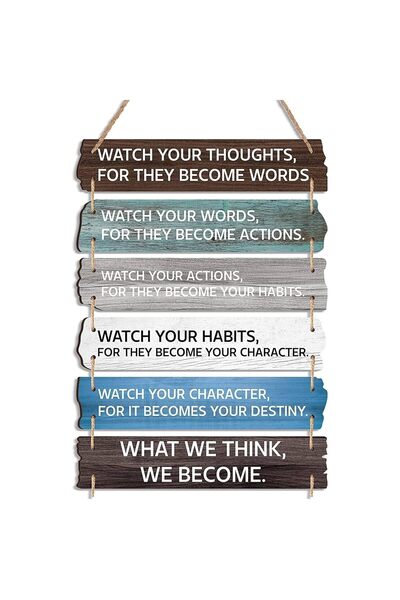 Generic CRAFTINKY CRAFTINKY Modern Wall Hanging Wooden Art Decoration item for Living Room Bedroom Home Dec
