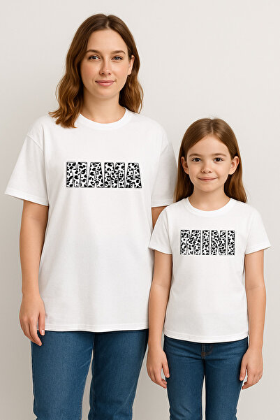 SVART WEAR MAMA MINI Set de tricouri combinat pentru mamă și fiică tricou Twi...