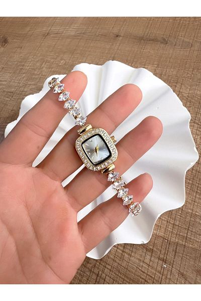 LOOQ Bracelet Model Wristwatch Luxury Stone Watch