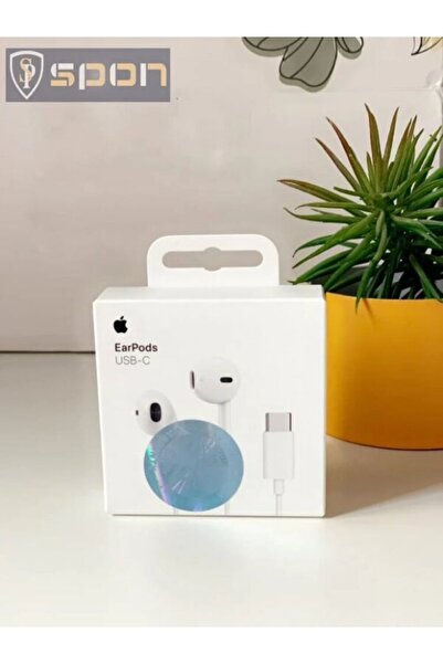 SP ISNUP سماعة رأس سلكية USB-C لهاتف iPhone 15، مع ميكروفون مدمج وتحكم في مستوى الصوت،