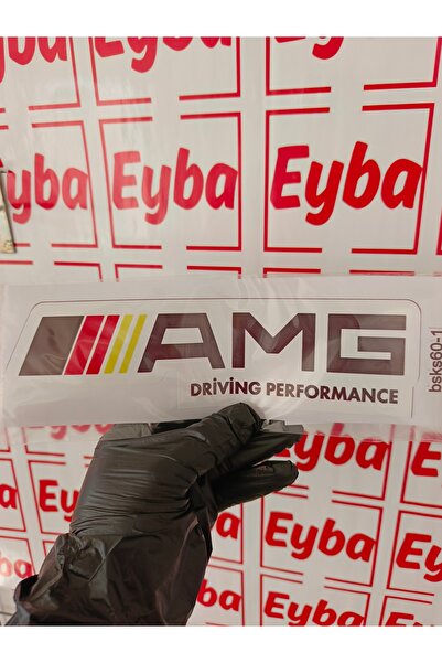 EYBA STİCKER Amg 23X6 cm Baskes 1 Piece of Colorful Printing Sticker, Bicycle...