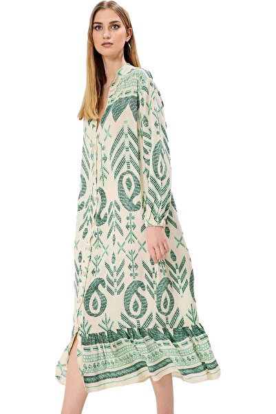 PayBuy Rochie midi cu imprimeu de vară pentru femei Shally Woven Casual Stil ...