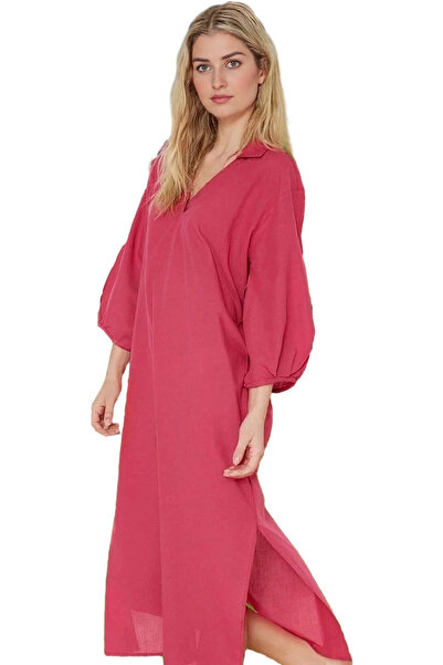 PayBuy Rochie de damă, lungime midi, cu decolteu în V, din bumbac, vară, conf...