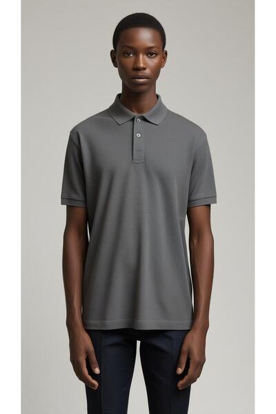 akyıldız iş elbiseleri تي شيرت رجالي ذو قصة عادية من القطن الناعم ذو الملمس ا...