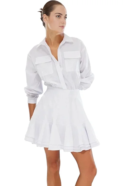 PayBuy Women Mini Dress Shirt Collar Terrycotton Fabric Comfortable Casual Style Summer's Must-Have