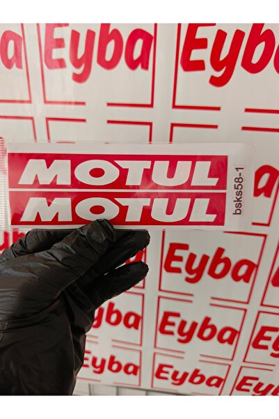 EYBA STİCKER Motul 16X2,5 cm Baskes 2 Color Printing Stickers, Bicycles, Cara...
