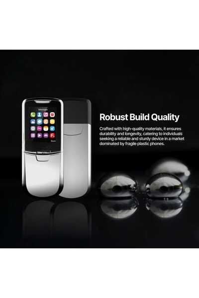 Generic Metal Body GSM Cute Keypad Mobile Phone