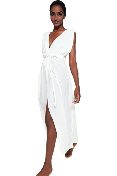 PayBuy Γυναικείο μάξι φόρεμα με λαιμόκοψη V με σχισμή καλοκαιρινό φόρεμα παρα...