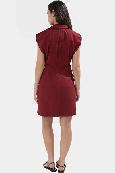 PayBuy Kadın Mini Gabardin Elbise Pamuk Ay Yaka Günlük Şıklık Hafta Sonu Yaz Aylarının Vazgeçilmezi