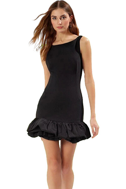 PayBuy فستان نسائي صيفي قصير على شكل حرف A، منسوج، مريح، ملائم تمامًا، مادة م...