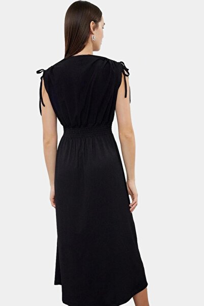 PayBuy Rochie Midi de damă Linie A Decupaj Talie elastică Modelată Vară Utilizare zilnică Design modern