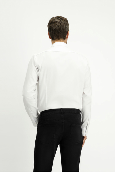 Kiğılı Μακρυμάνικο Slim Fit Βαμβακερό πουκάμισο Oxford