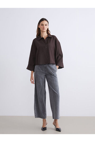 LC Waikiki Quality Parts from Celebi Store |   Oversize Modal Blend Women's Shirt