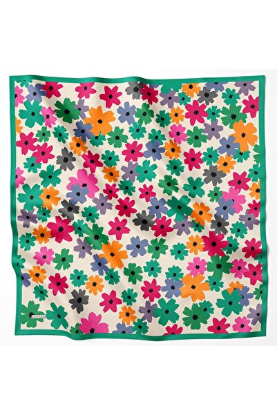 Sultan Eşarp Φουλάρι Sultan Fresh Pamuk - Ουδέτερα Λουλούδια - SFE009-04