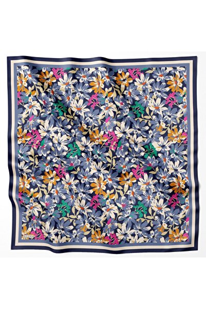 Sultan Eşarp Φουλάρι Sultan Fresh Cotton - Πλήρες μοτίβο λουλουδιών - SFE007-11