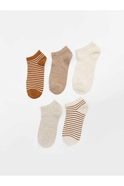 LC Waikiki Quality Parts from Celebi Store |   Striped Women's Booties Socks 5-Piece