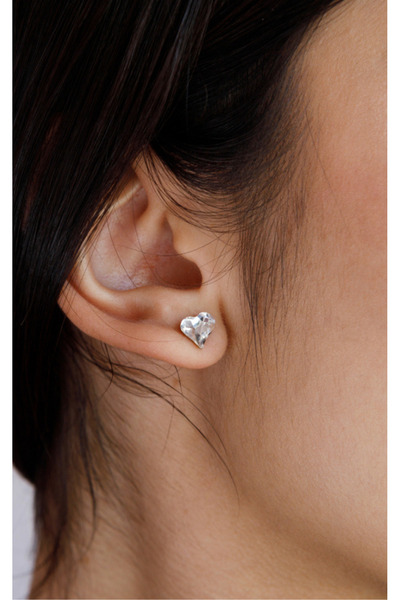 Farma Bijoux Romantic Hearts 7.3mm Crystal Enriched with Swarovski® Crystals