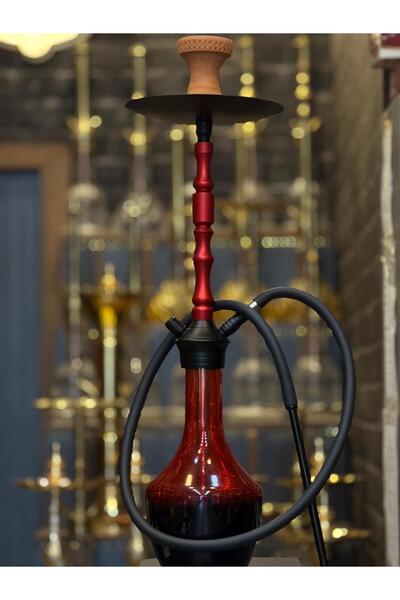 DR KARAM HOOKAH çelik kırmızı nargile takımı