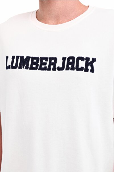 lumberjack ML SADE 11BLO-11 5PR Λευκό ανδρικό κοντομάνικο μπλουζάκι