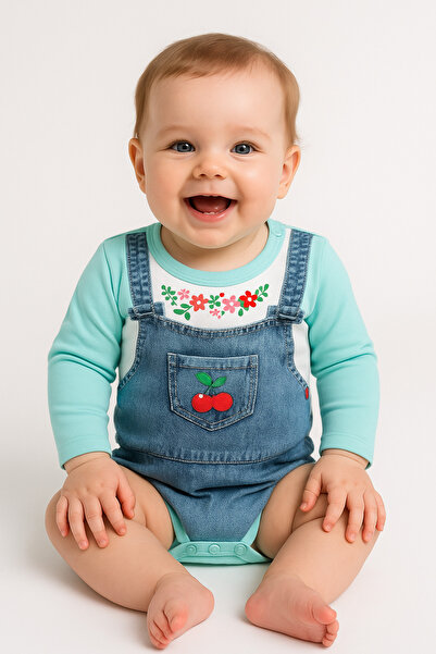 KAMİKAM Velcro, Cotton, High Quality Baby Body