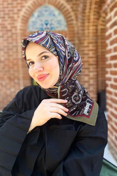 Sultan Eşarp Eșarfă din bumbac Sultan Fresh - Model etnic - SFE008-03