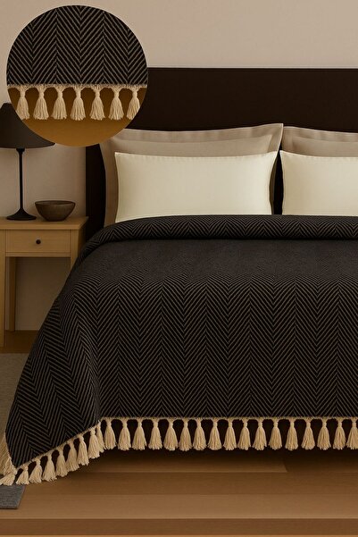 Sheri Home Tekstil Mathilda Çift Kişilik Pike 195x230 Cm %100 PamukTY8865655