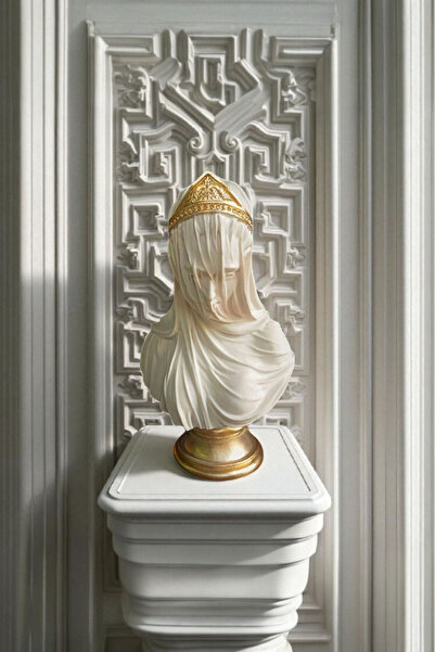 Harmoni Art Dekoratif Duvaklı Kadın Biblo