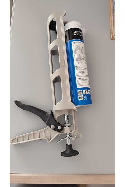 lexi Profesyonel Mastik Silikon + Tabanca Seti Suya Dayanıklı Banyo Mutfak Pencere Cam Uyumlu