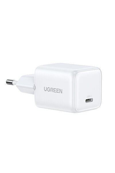Ugreen USB-C charger, GaN, Fast Charging, 30W, QC4, 5V/3A - X513 (65009) - White