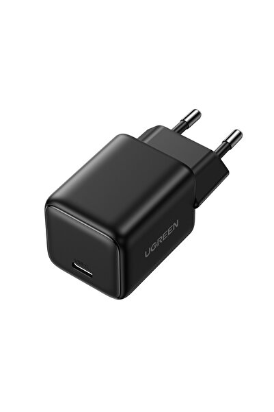 Ugreen USB-C charger, GaN, Fast Charging, 20W, PD3.0, QC4, 3A - X512 (55553) - Black