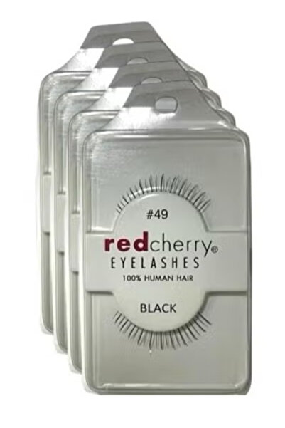 Red Cherry رموش صناعية ريد شيري 49#(عبوة من 4 أزواج)