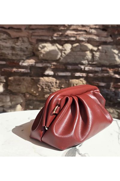 Zeynep Ceyda Koçak Women's Scholarship Closure Soft Leather Chain Strap Shoulder Bag