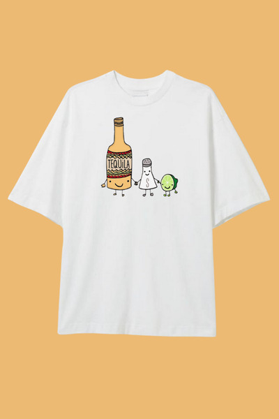 Dupe Design Printed Unisex Oversize T-shirt