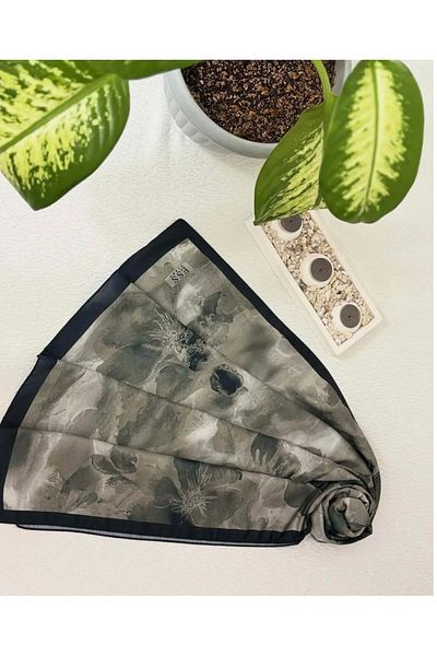 Ess Scarfs Tie-Dye Flower Pattern Shal