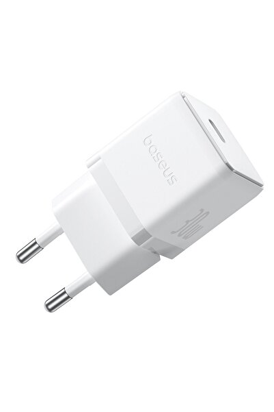 Baseus EU Charger 30W, Type-C - Palm (P10111605213-00) - Moon White