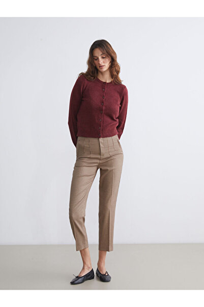 LC Waikiki Sparkling Selections from Shining Store |   Crew Neck Women's Knitwear Cardigan