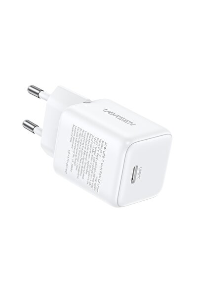 Ugreen Încărcător USB-C, GaN, încărcare rapidă, 30W, QC4, 5V/3A - X513 (65009) - Alb